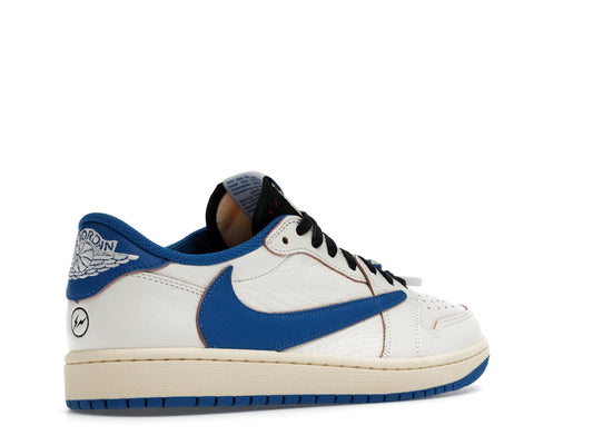 Jordan 1 Retro Low OG SP - Fragment x Travis Scott Sail Military Blue