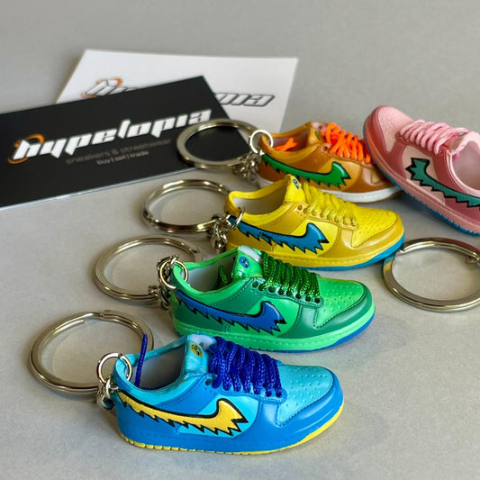 Porta-chaves Nike SB Dunk Low - Grateful Dead Bears