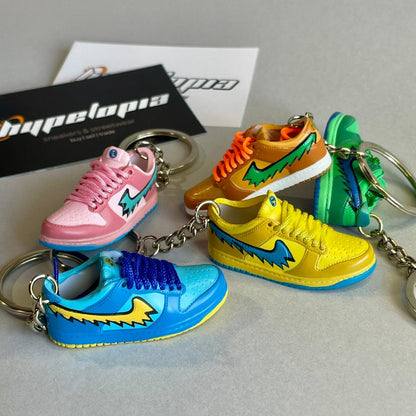 Porta-chaves Nike SB Dunk Low - Grateful Dead Bears
