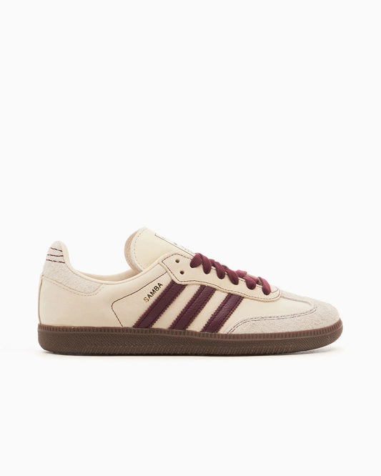 Adidas Samba OG - Wonder White Maroon
