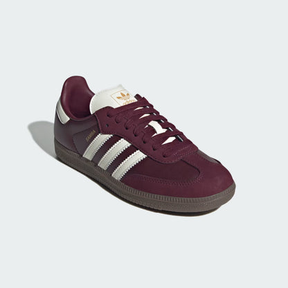 Adidas Samba OG - Maroon Off White Gum