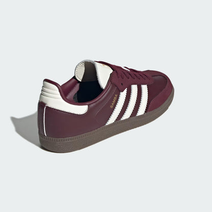 Adidas Samba OG - Maroon Off White Gum