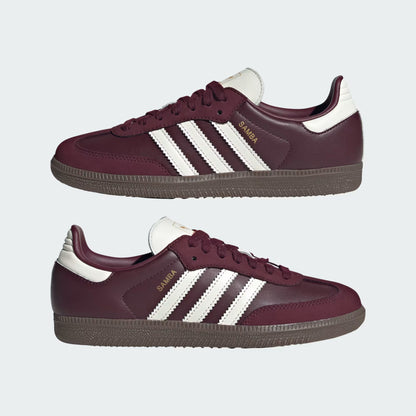 Adidas Samba OG - Maroon Off White Gum