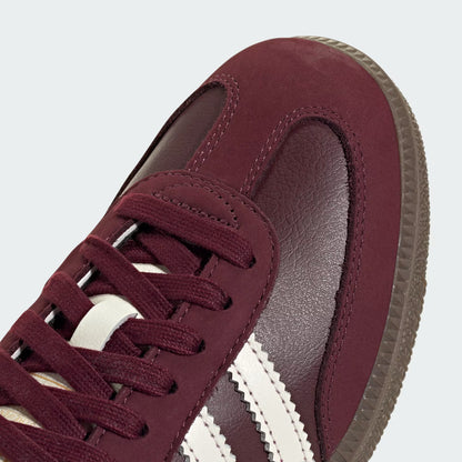 Adidas Samba OG - Maroon Off White Gum