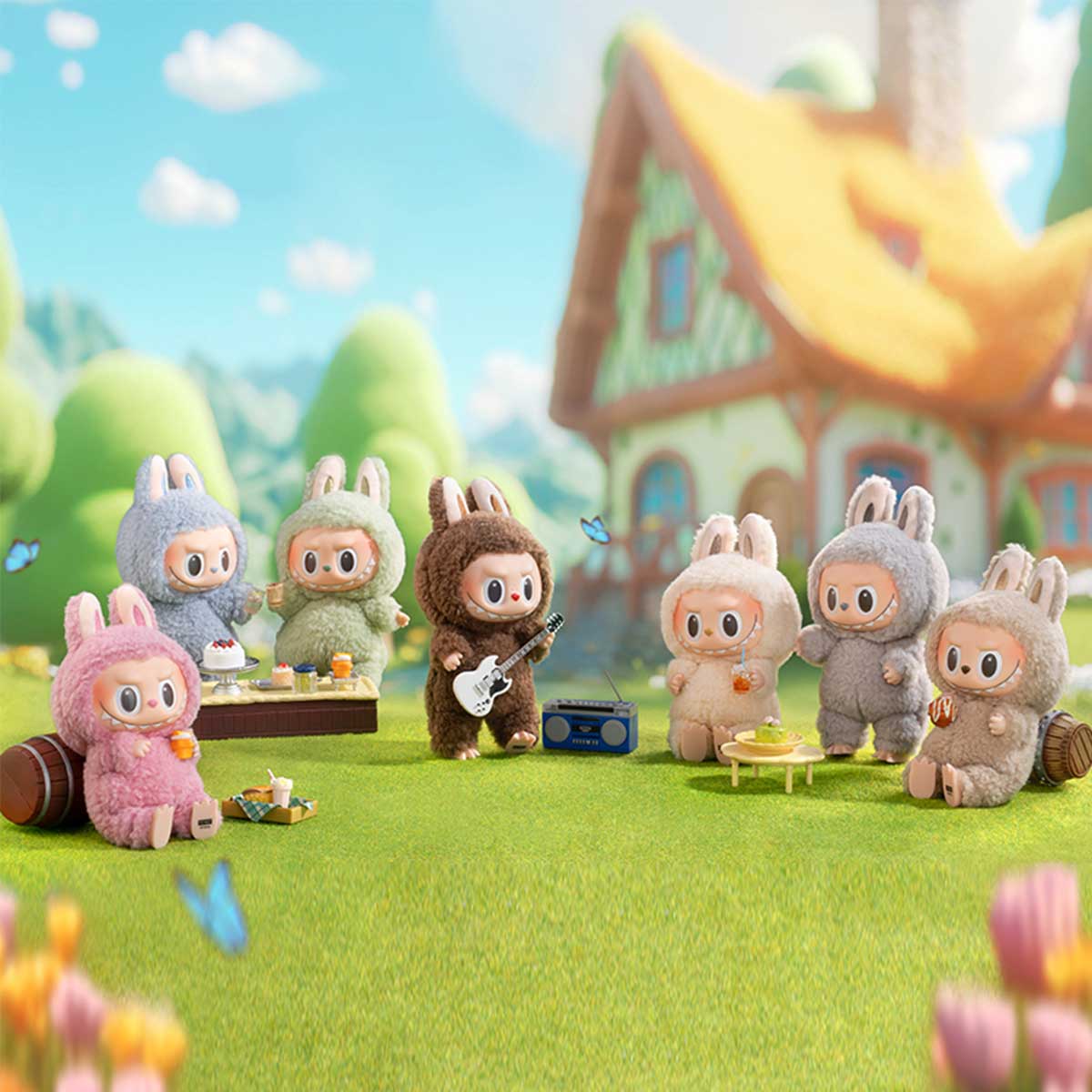 Labubu The Monsters - Exciting Macaron