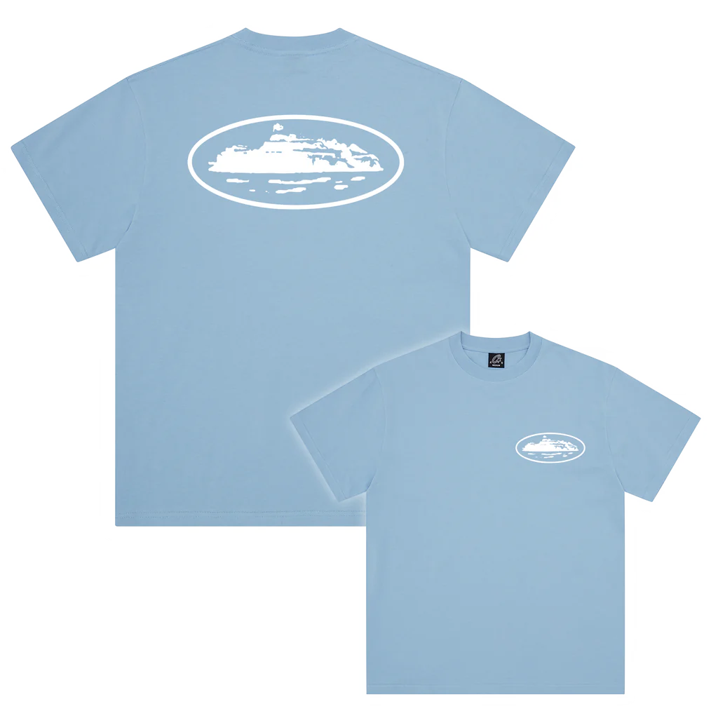 Corteiz OG ISLAND® Tee - Baby Blue